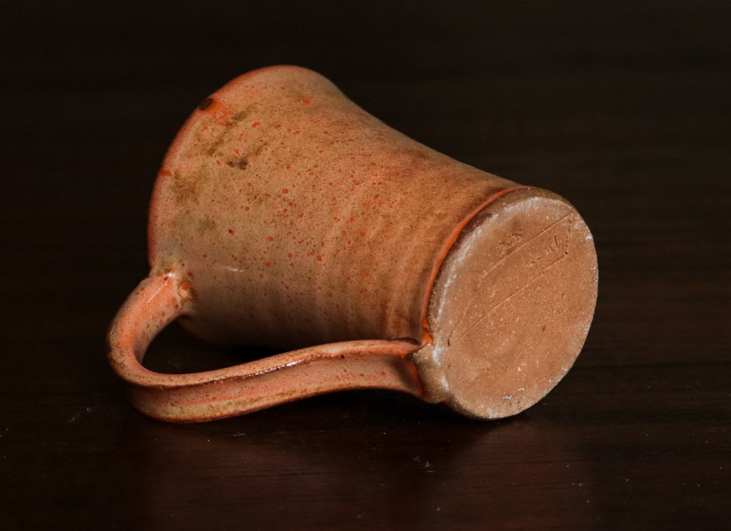 Handthrown Autumn Orange Mug