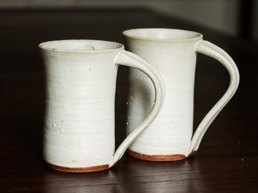 Handthrown Creamy Matte Mug set of 2